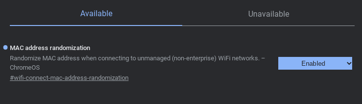 MAC Address Randomization